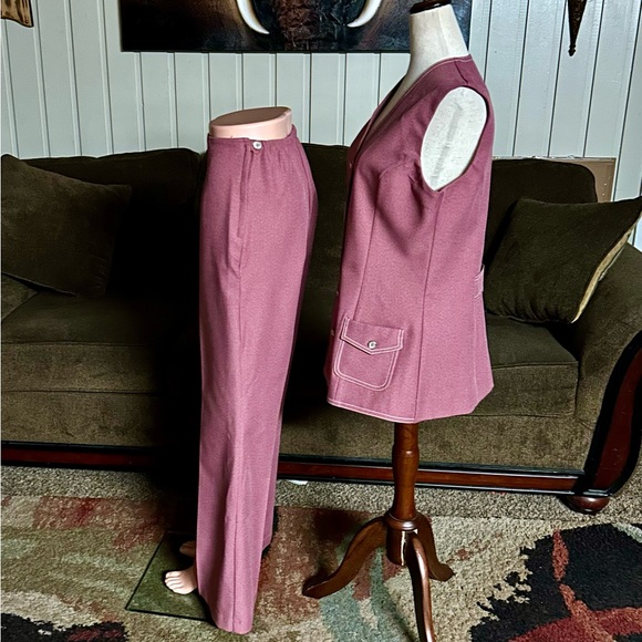 Douglas Marc • 2 Piece • Top / Pants Set • Hippie • Purple Color • Size Medium - Picture 8 of 12
